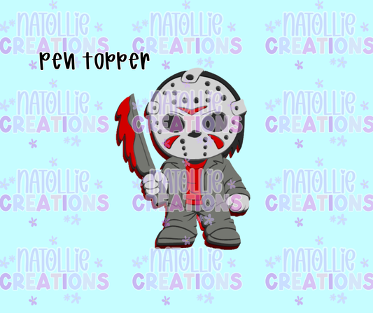 Jacket Masked Man Pen Topper