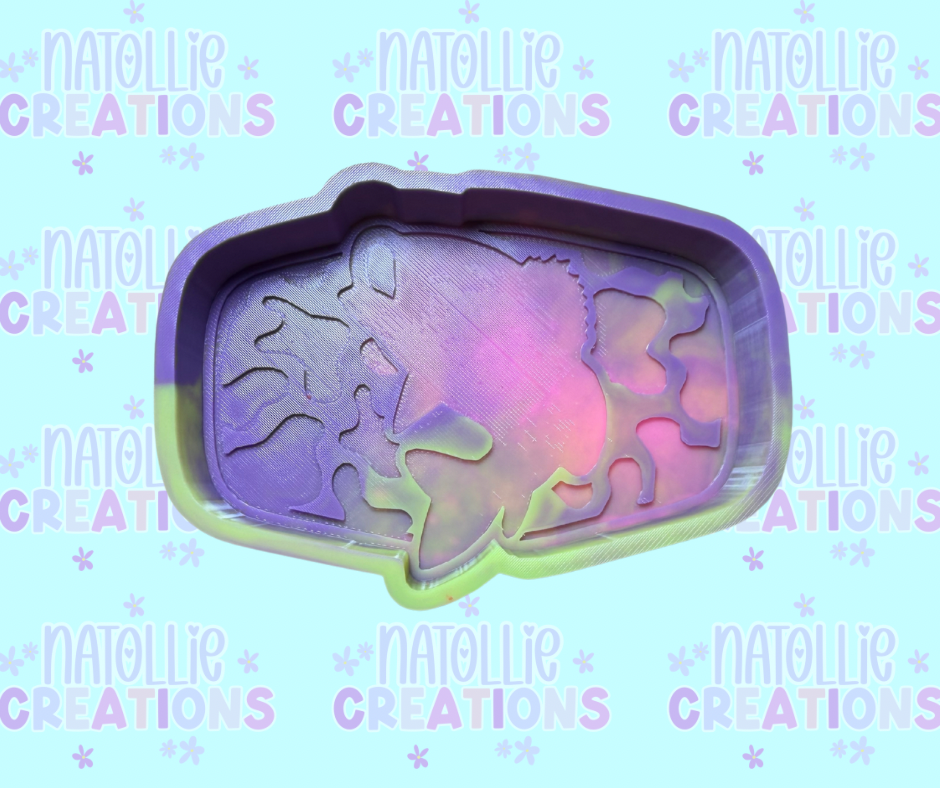 Camo Fish Patch Freshie Silicone Mold