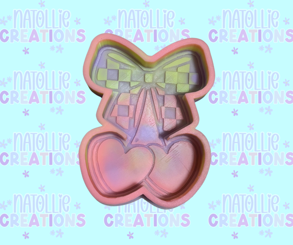 Conversation Heart Cherry Freshie Silicone Mold