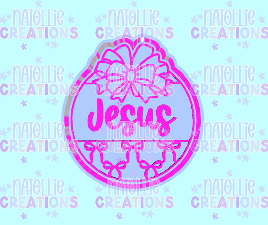 Jesus Bow Frame Freshie Silicone Mold