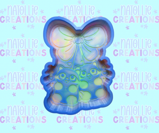 Raccoon Gummy Cherry Freshie Silicone Mold