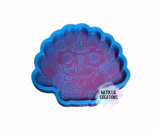 Groovy Turkey Freshie Silicone Mold