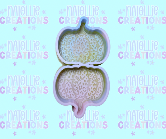 Leopard Pumpkin Vent Clip Freshie Silicone Mold