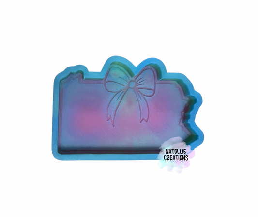Pennsylvania W/ Bow Freshie Silicone Mold
