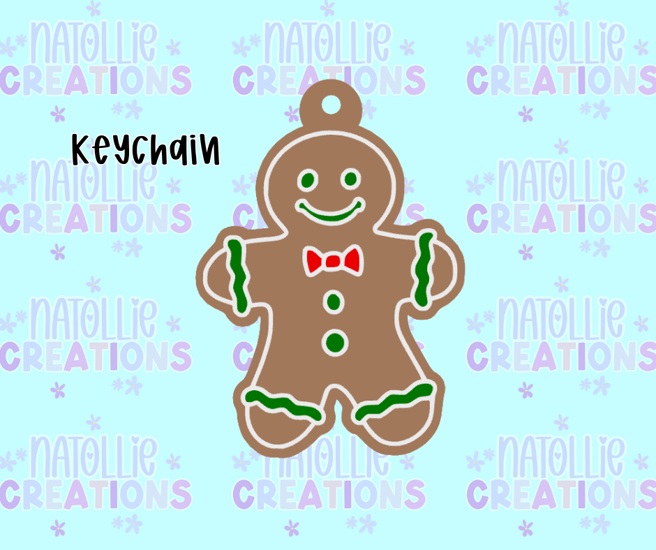Gingerbread Keychain