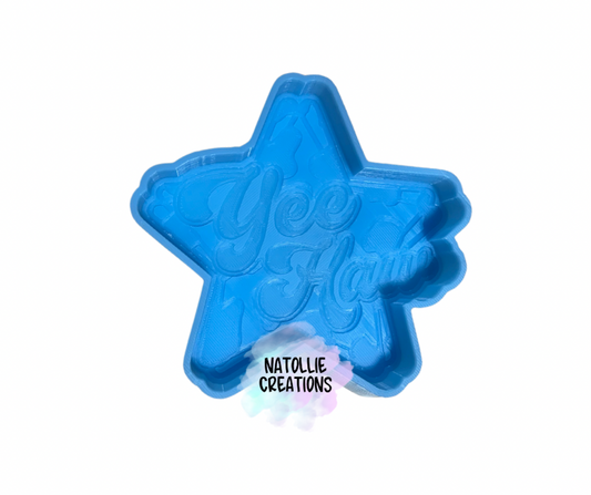 Yeehaw Star Freshie Silicone Mold