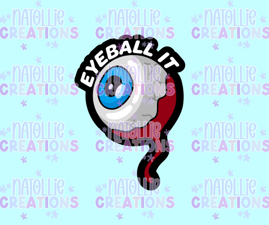 Eyeball It Sense Die Cut Sticker