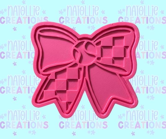 Tennis Bow Insert Freshie Silicone Mold