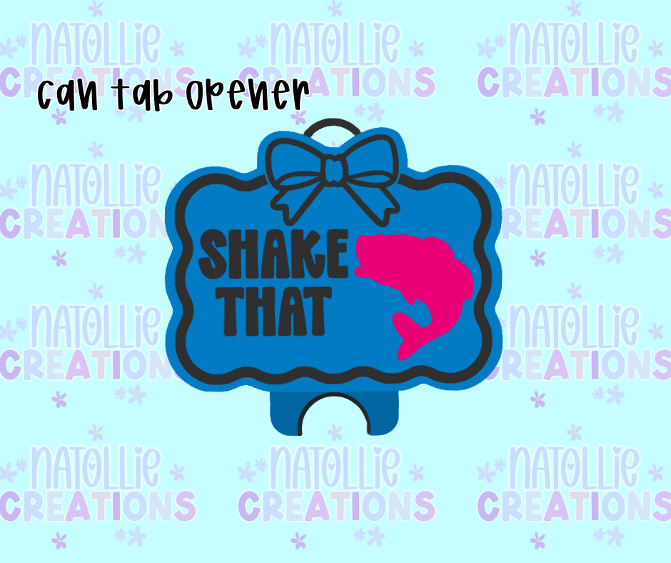 Shake That Can Tab Opener Keychain