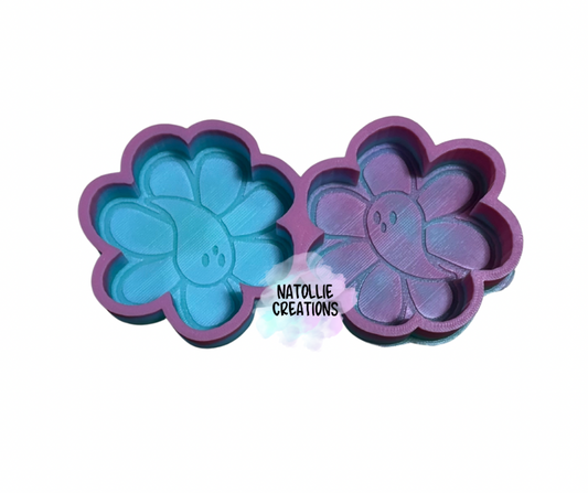 Ghost Daisy Clip Freshie Silicone Mold