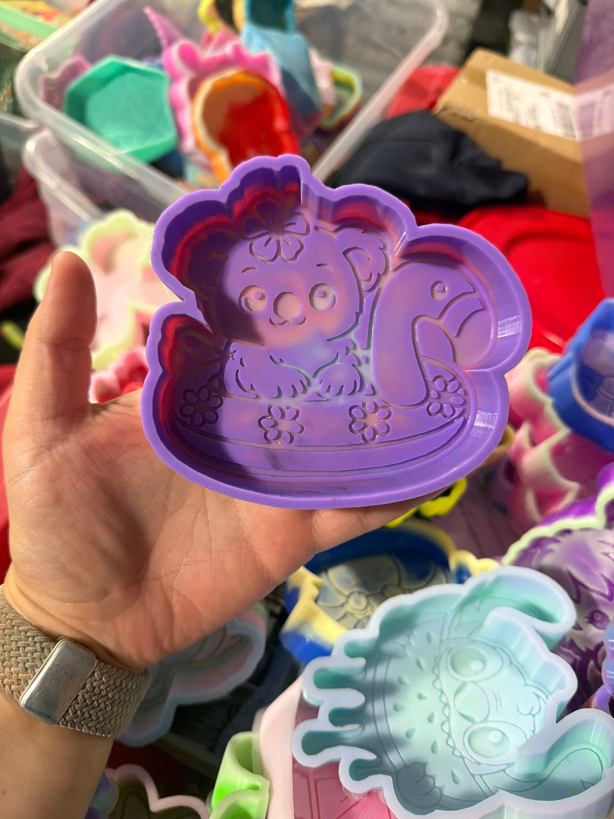B GRADE - floral floatie koala