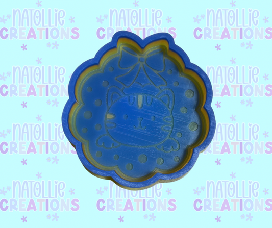 Cat Wreath Freshie Silicone Mold