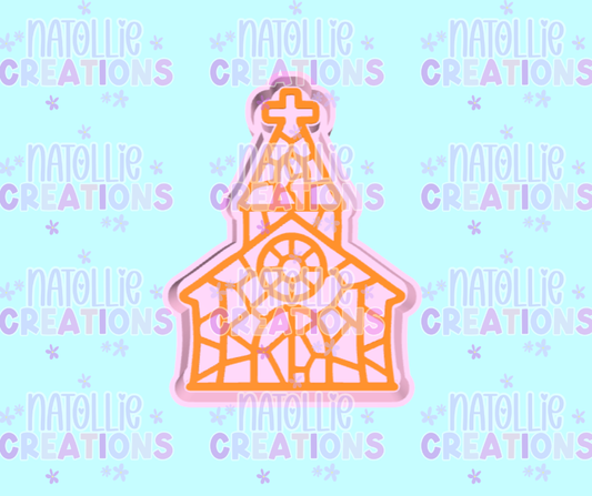 Stain Glass Church Freshie Silicone Mold