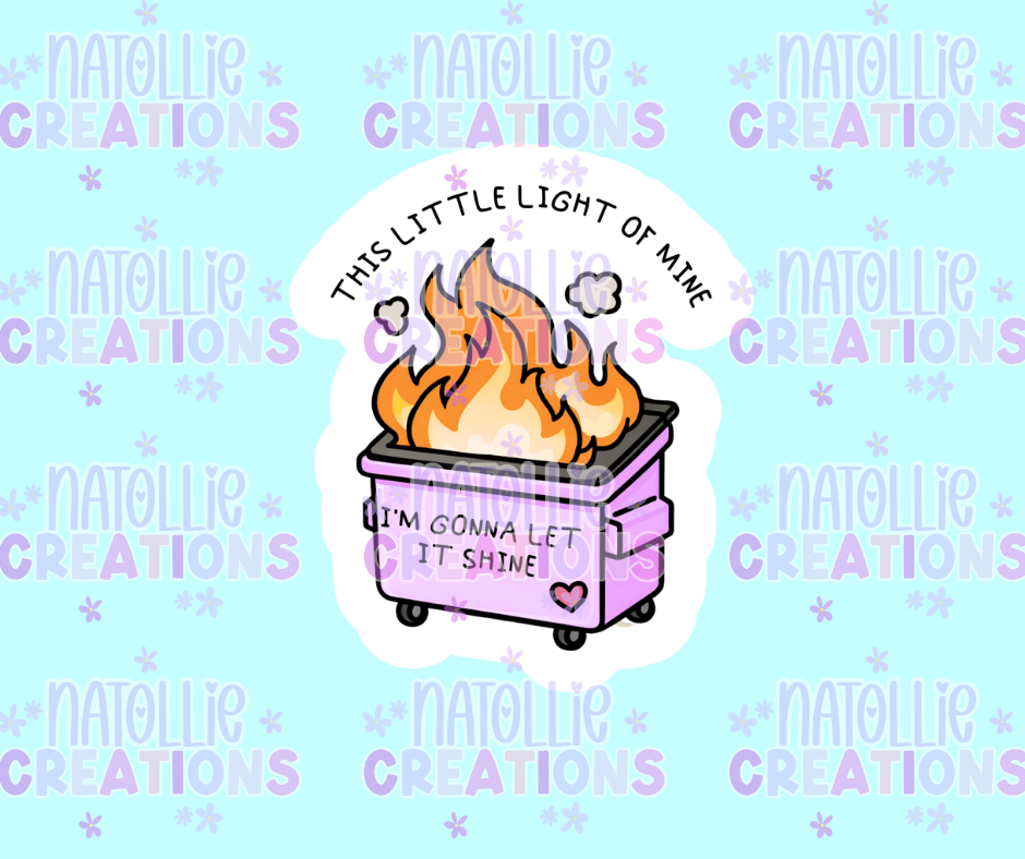 This Little Light Of Mine Die Cut Sticker