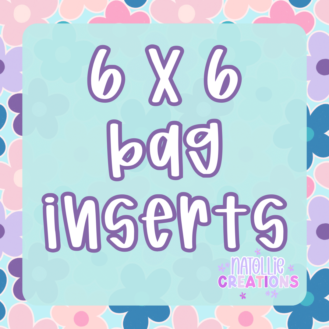 6 x 6 Bag Inserts