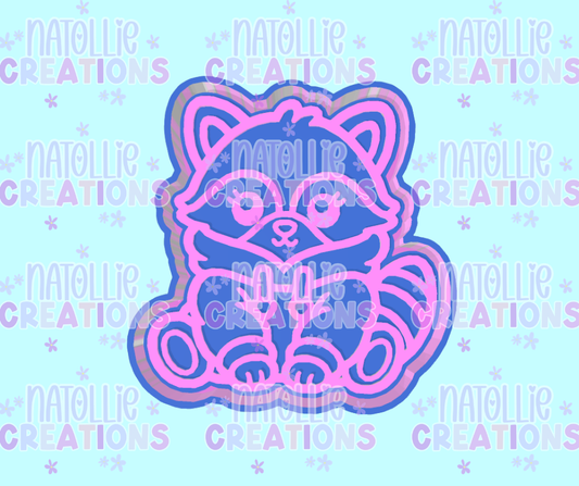 Hoodie Raccoon Freshie Silicone Mold