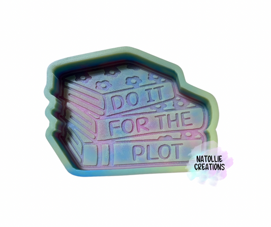 Do It For The Plot Book Freshie Silicone Mold