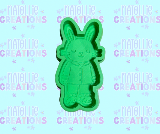 Pajama Bunny Freshie Silicone Mold