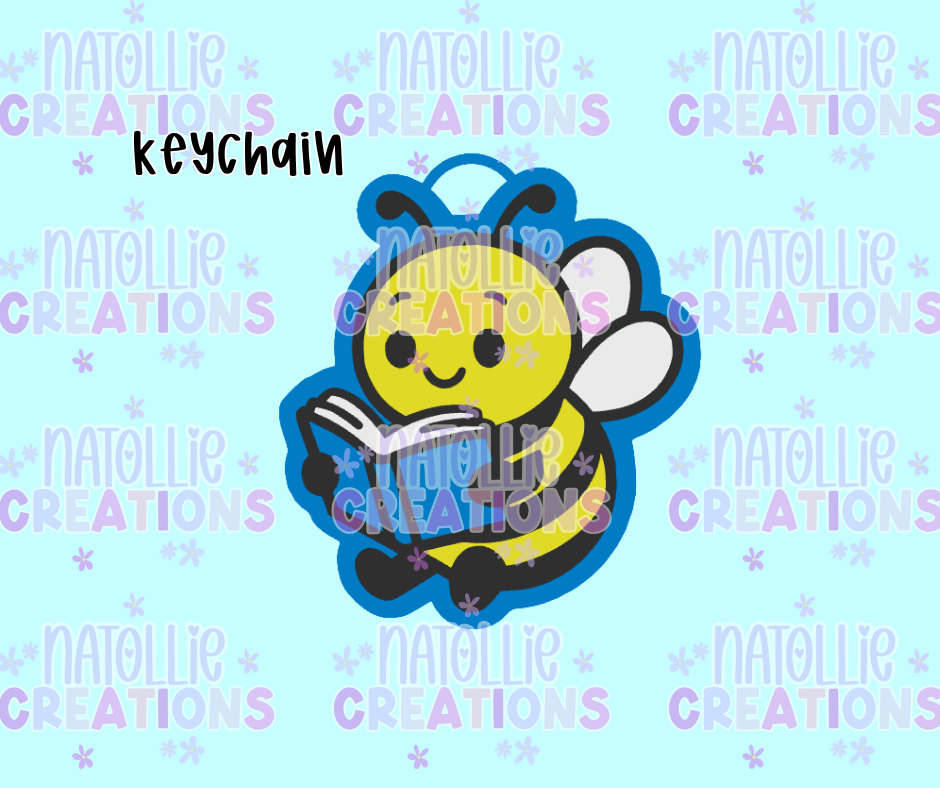 Reading Bee Keychain