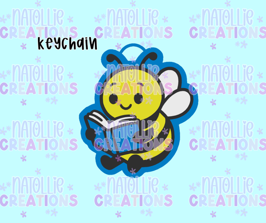 Reading Bee Keychain