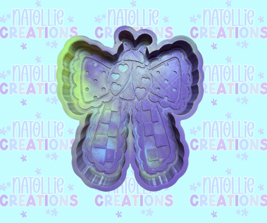 Lady Bug Bow Freshie Silicone Mold