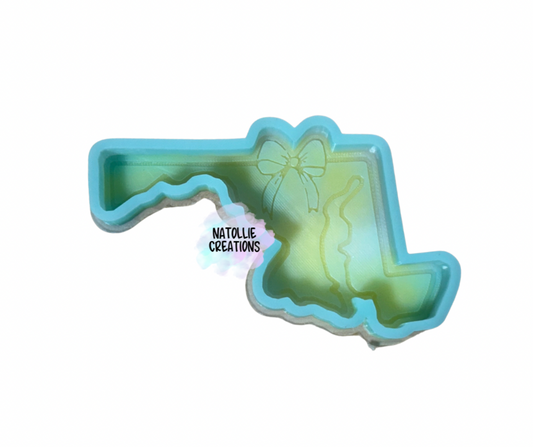 Maryland W/ Bow Freshie Silicone Mold