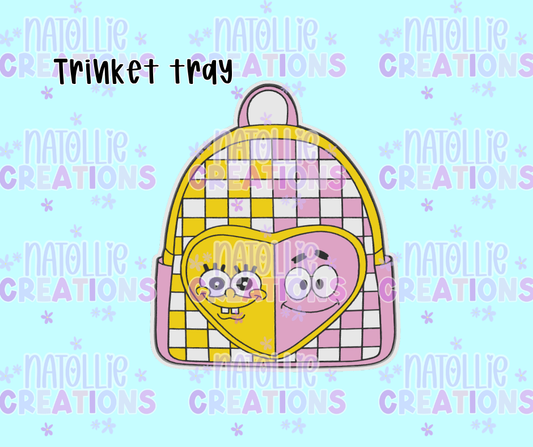 Yellow Sponge / Star Fish BackpackTrinket Tray