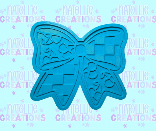 Cherry Bow Insert Freshie Silicone Mold