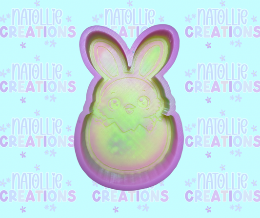 Chick W/ Bunny Ears Freshie Silicone Mold