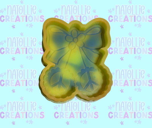Peace Sign Cherry Freshie Silicone Mold
