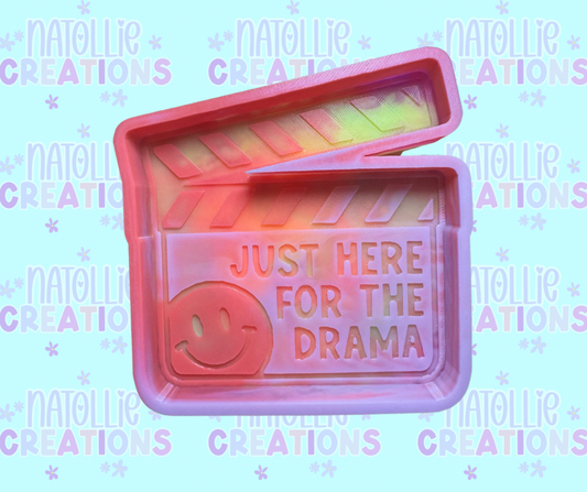 Just Here For The Drama Freshie Silicone Mold
