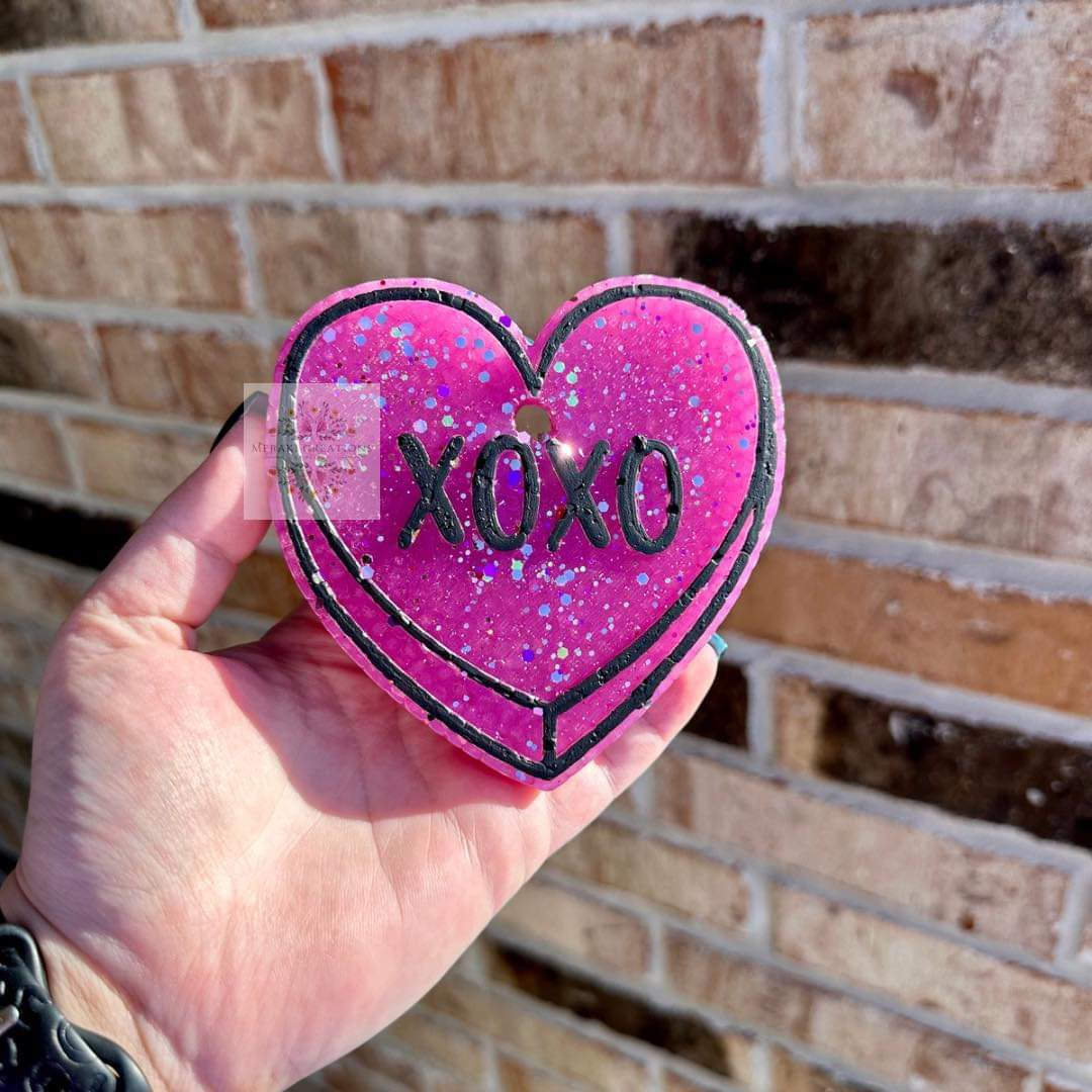 XOXO Heart Freshie Silicone Mold