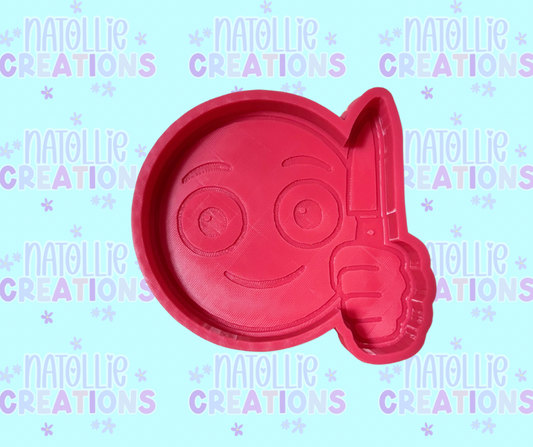 Knife Smiley Freshie Silicone Mold