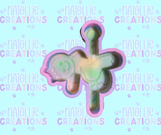 Naughty Gingerbread Freshie Silicone Mold