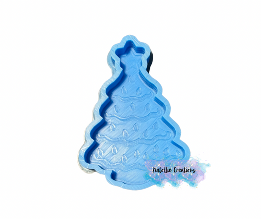 Vintage Christmas Tree Freshie Silicone Mold
