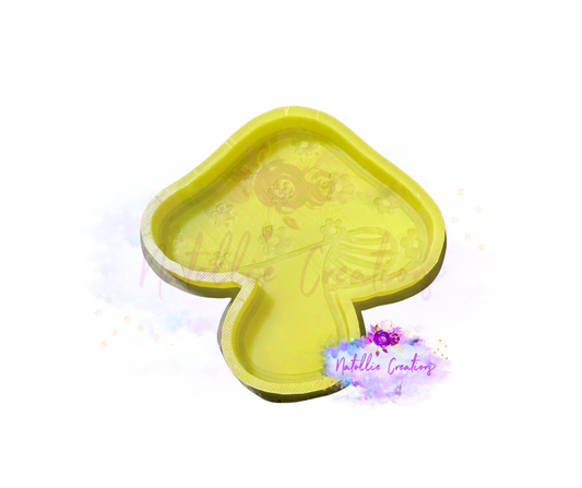 Floral Mushroom Freshie Silicone Mold