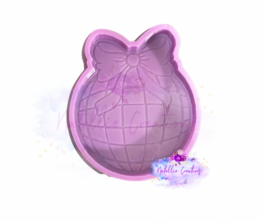 Disco W/ Bow Freshie Silicone Mold