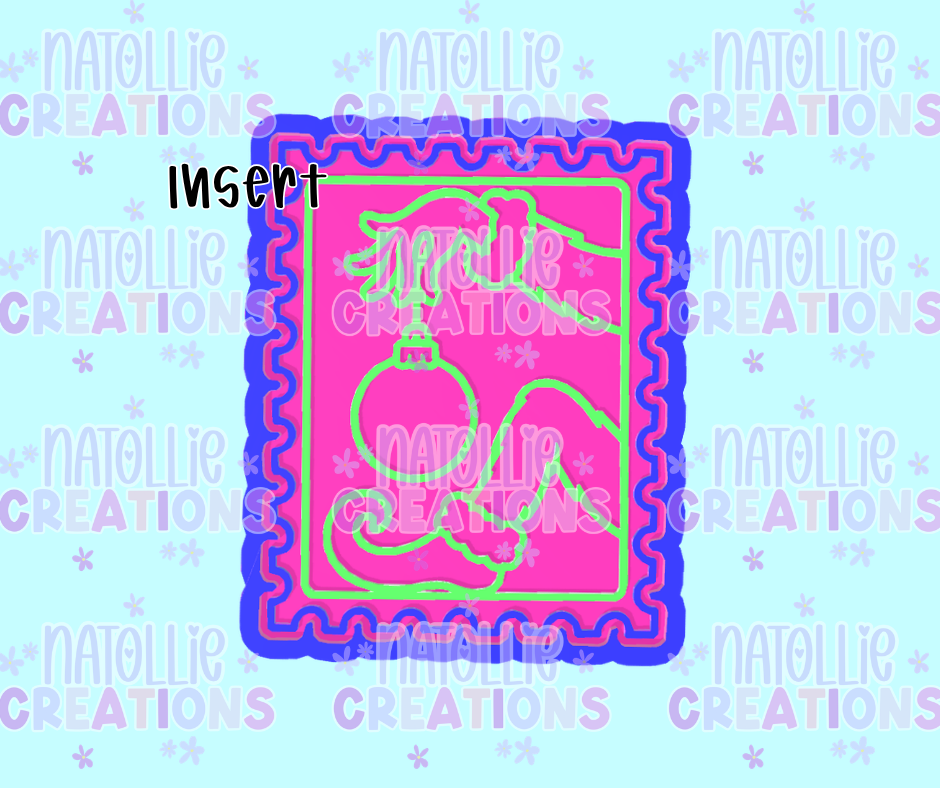 Grouch Stamp Insert Freshie Silicone Mold