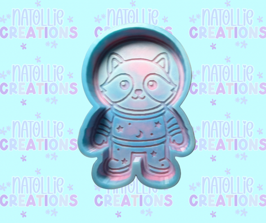 Raccoon Astronaut Freshie Silicone Mold