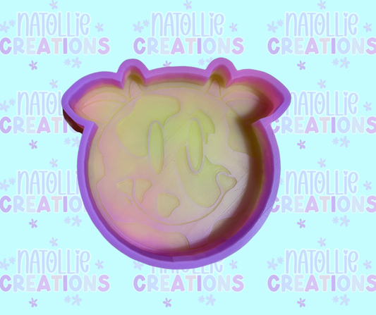 Cow Smiley Freshie Silicone Mold