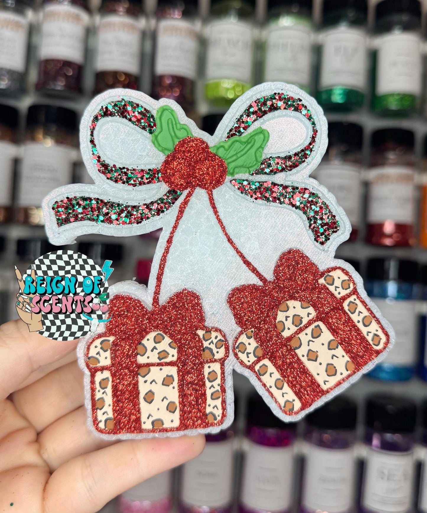 Present Cherries Freshie Silicone Mold