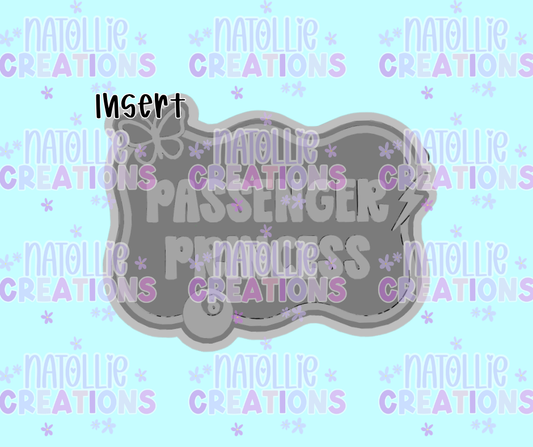 Passenger Princess Insert Freshie Silicone Mold