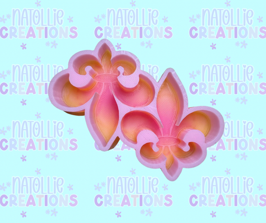 Fleur De Lis Vent Clip Freshie Silicone Mold
