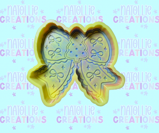 Christmas Cookie Bow Freshie Silicone Mold