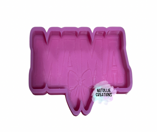 Mama W/ Bow Freshie Silicone Mold