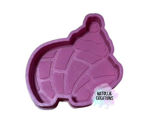 Christmas Pig Concha Freshie Silicone Mold