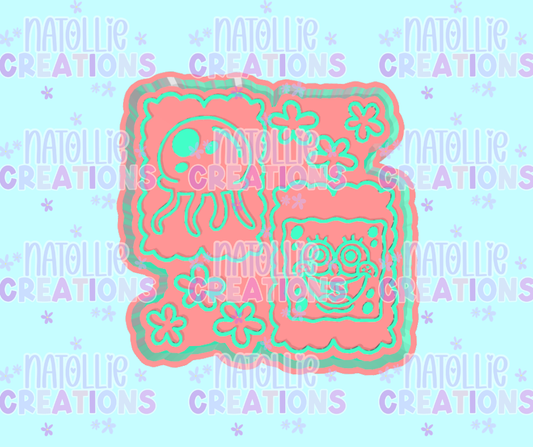 Sponge Frames Freshie Silicone Mold