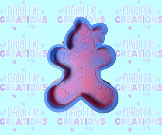 Gingerbread Girl Freshie Silicone Mold