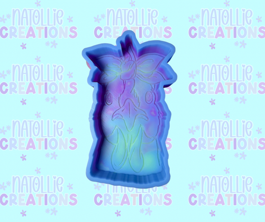 Chicken With Bow Freshie Silicone Mold