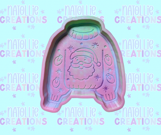 Santa Sweater Freshie Silicone Mold
